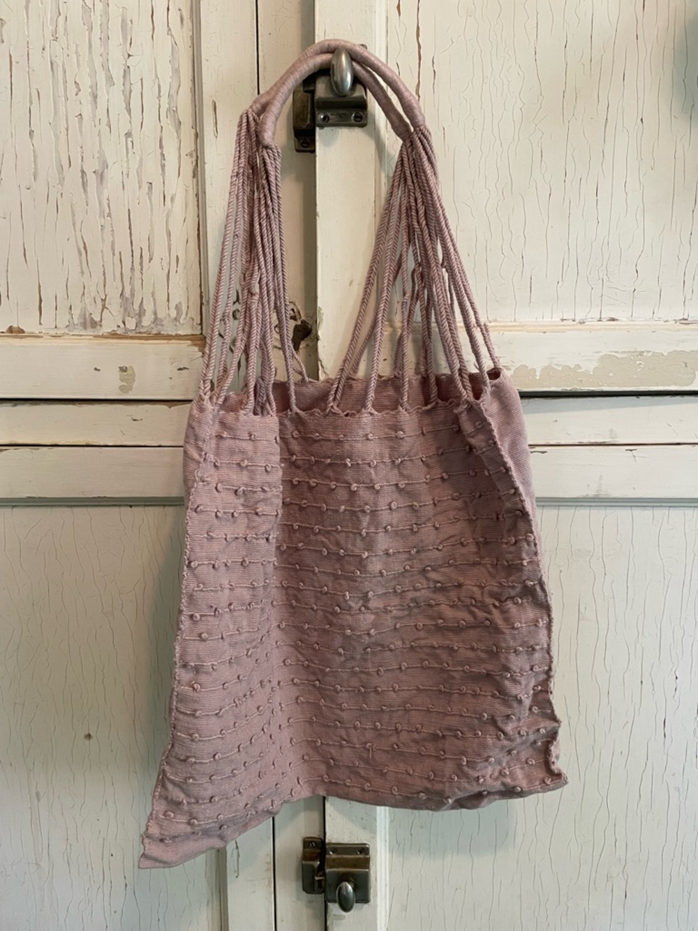 Lavender Knotted tote bag